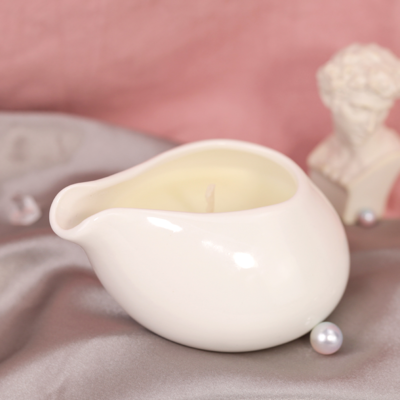 High quality spa massage oil candles with spout
